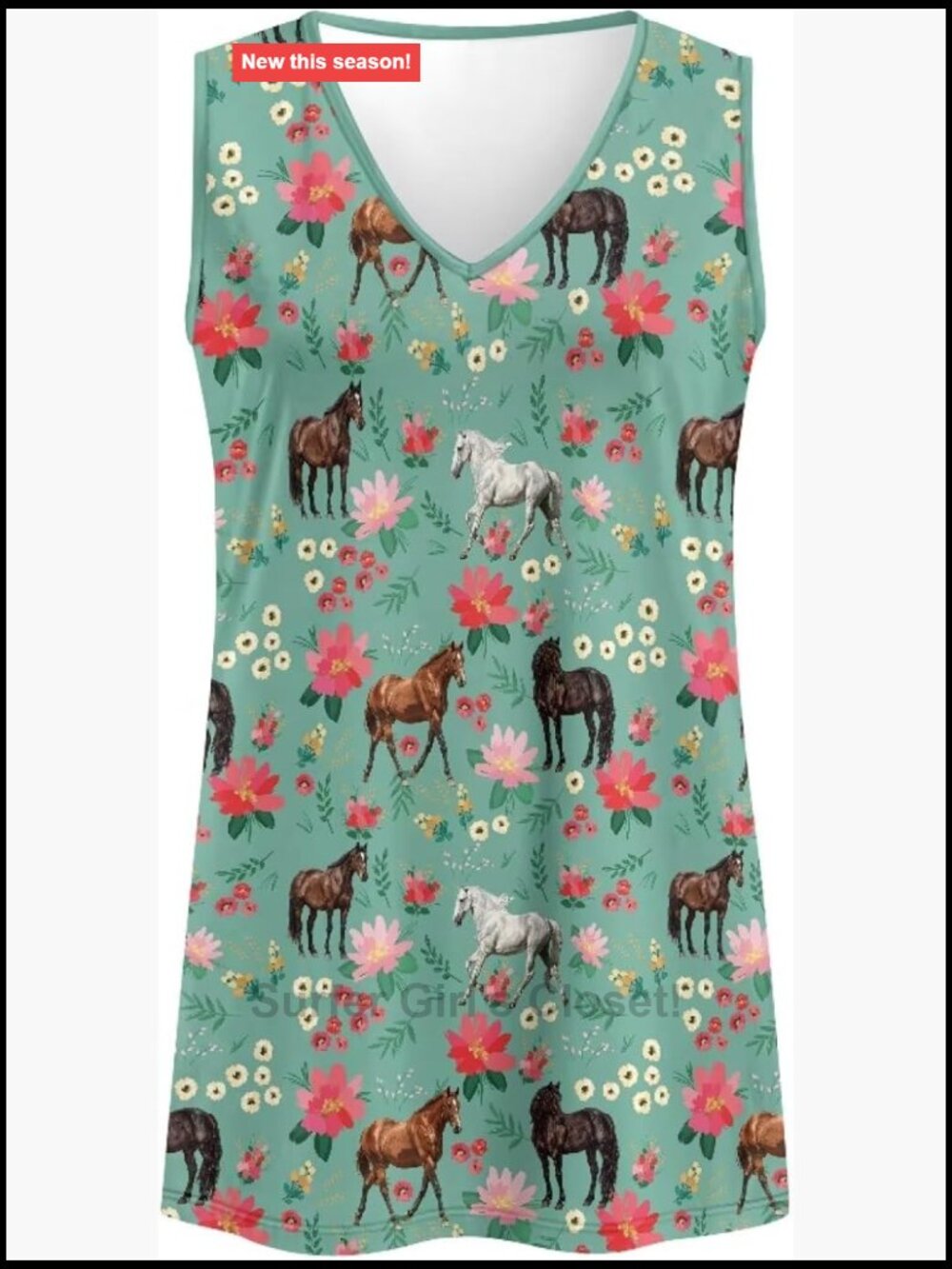 Flowy Sleeveless Deep V-Neck Tank Top for Women